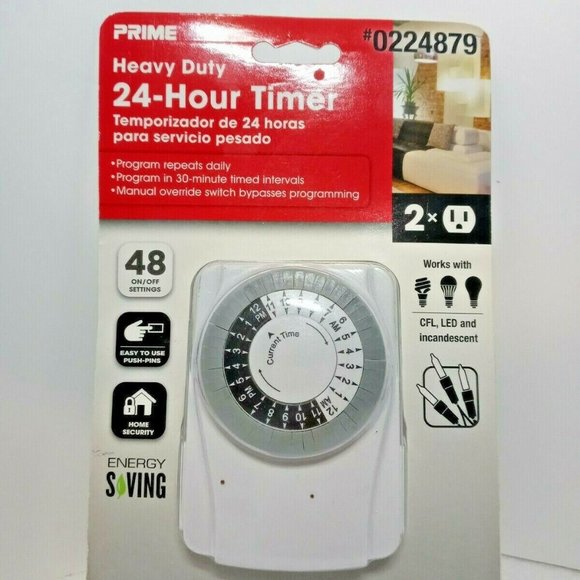 PRIME Heavy Duty 24-Hour Timer #0224879 - Picture 2 of 7